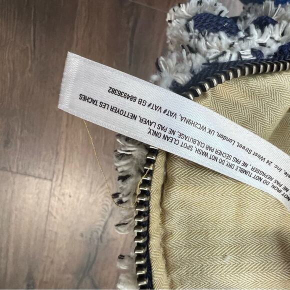 Free People Zamora Crossbody Bag Navy and Cream - Picture 8 of 9